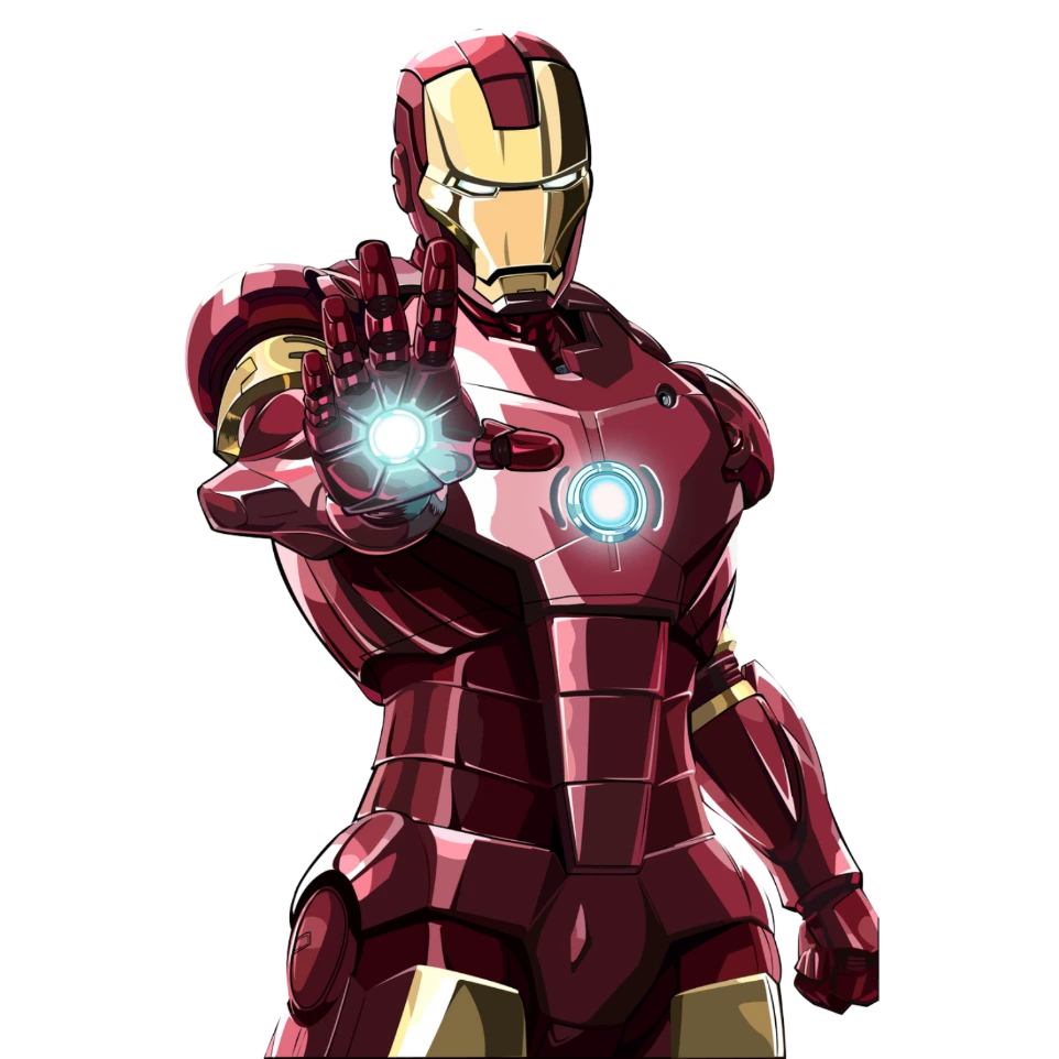 Figurine Iron Man armure rouge et or – Avengers Marvel