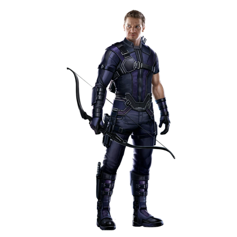 Figurine Hawkeye - personnage arc Marvel