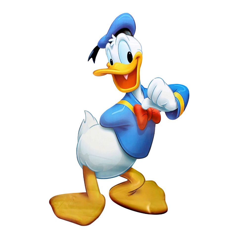 Figurine Donald Duck Disney classique sous licence officielle