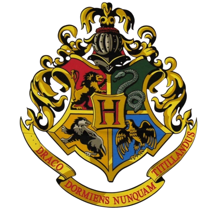 Blason des 4 maisons dans Harry Potter